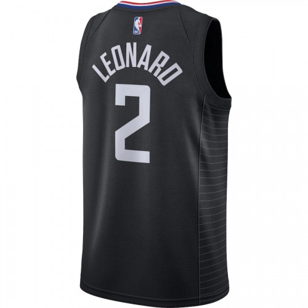 Men's LA Clippers Kawhi Leonard #2 Jordan Black 202021 Swingman Jersey - Statement Edition-Pro Kit Vault | Brand New 26/27 Sports Jerseys